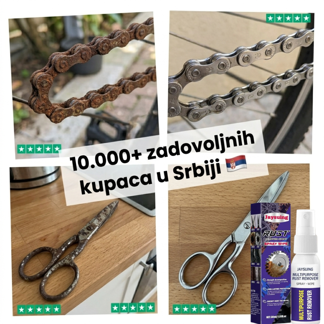 Sprej Za Uklanjanje Rđe i Metalnih Naslaga